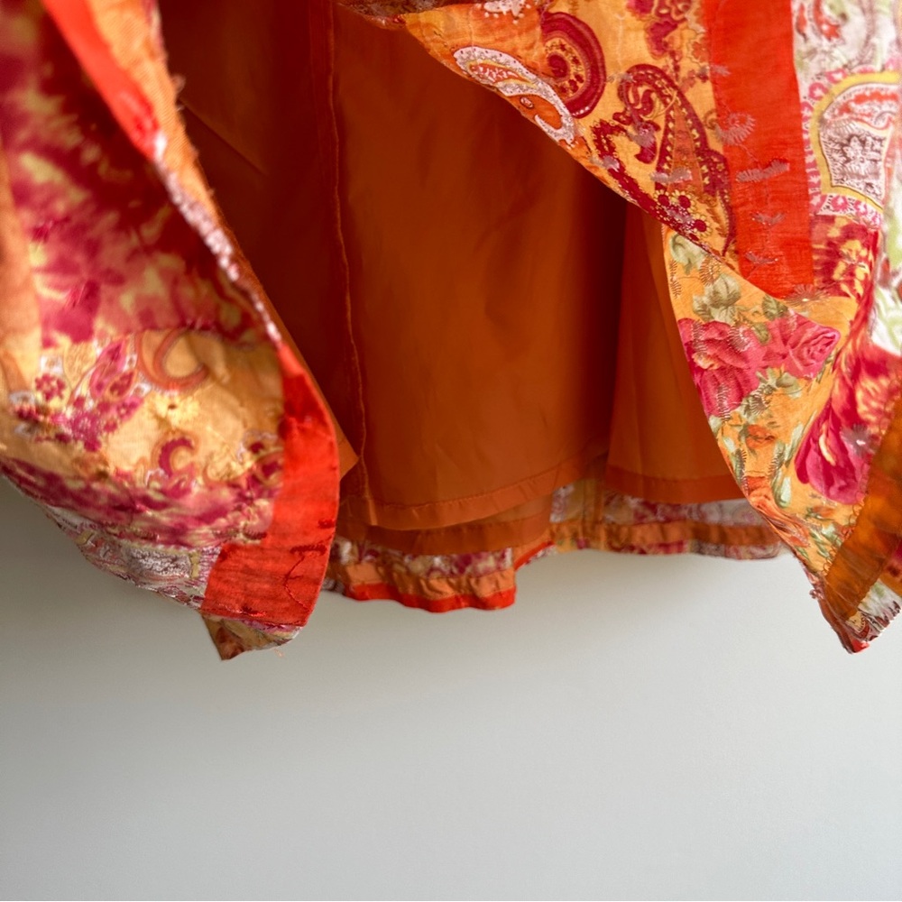Christopher & Banks Colorful Patchwork A-Line Skirt - Picture 3 of 10